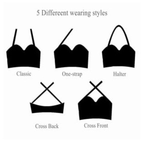 Longline Strapless Bra Full Coverage Seamless Bustier Bra, 32C - Picture 9 of 9